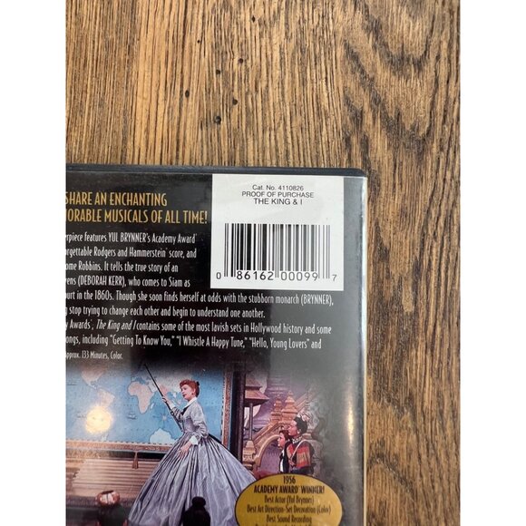 The King And I DVD 1956 Musical Movie Yul Brynner Deborah Kerr Pre-Owned - Picture 2 of 3